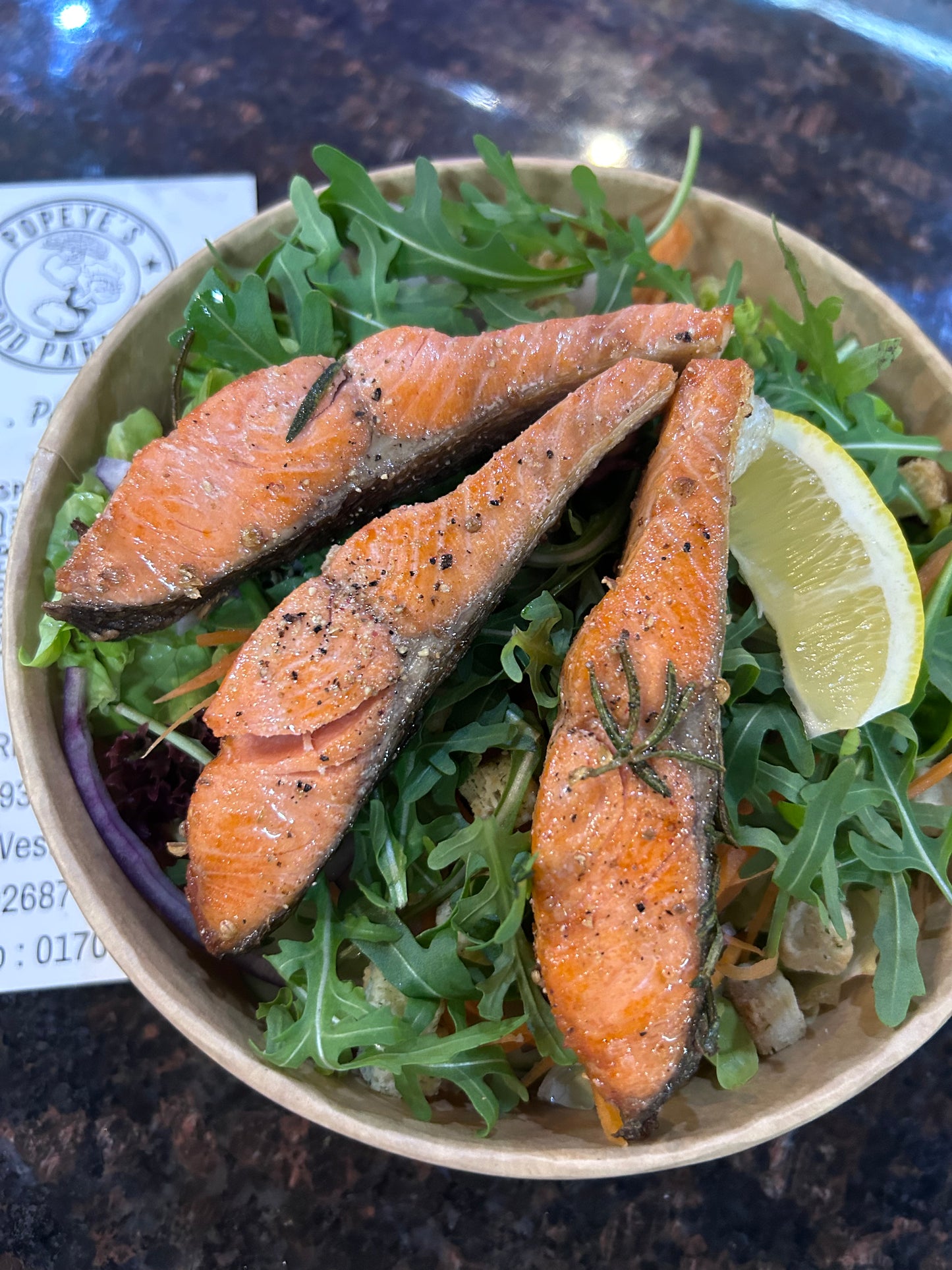 Lachs Salat